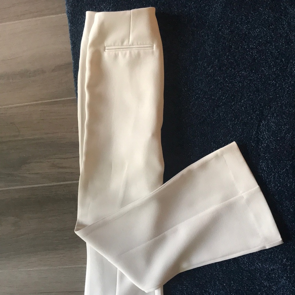 REVOLVE flare white pants